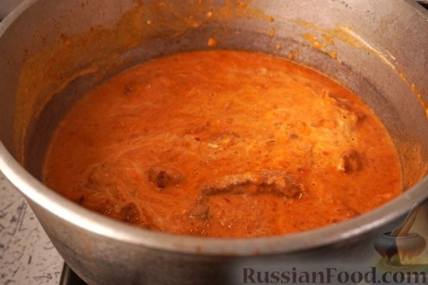 Паприкаш из индейки