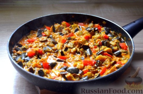 Карри из баклажанов