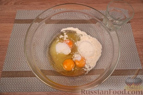 Блины на миндальном молоке с марципановой начинкой