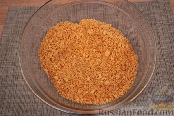 Торт "Пломбир" из песочной крошки