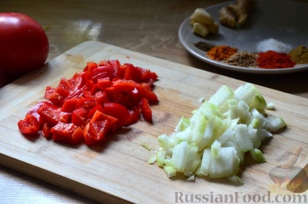 Карри из баклажанов