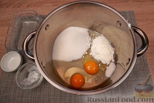 Торт "Пломбир" из песочной крошки