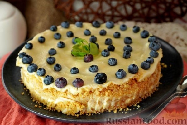 Торт "Пломбир" из песочной крошки