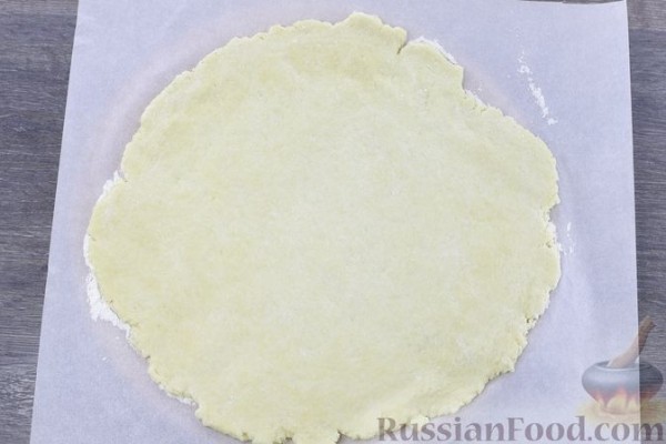 Пирог "Осенний" с грушами и творогом