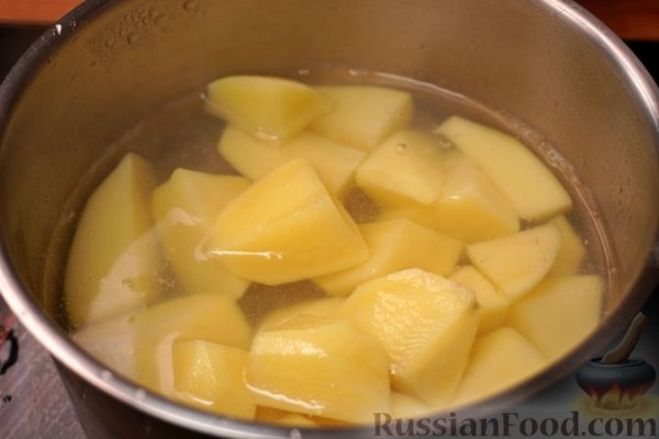 Голубцы с рыбой, картофелем и квашеной капустой (в духовке)