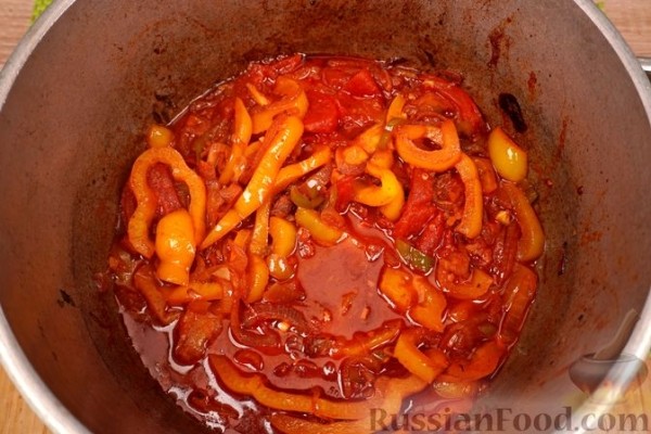 Паприкаш из индейки