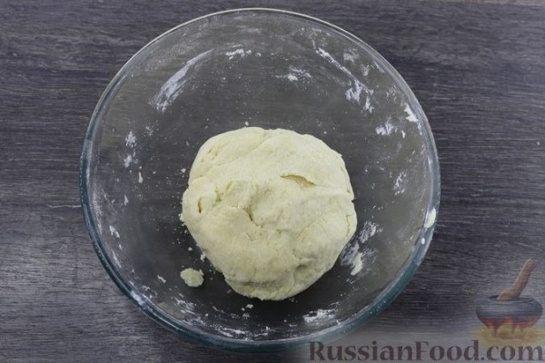 Пирог "Осенний" с грушами и творогом