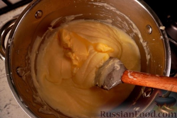 Торт "Пломбир" из песочной крошки