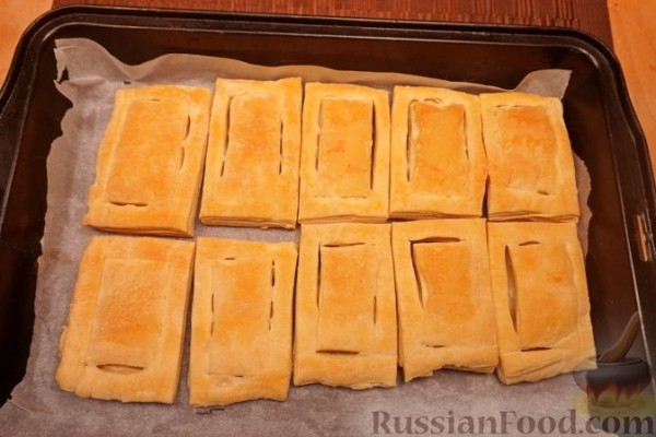 Волованы со свеклой и сельдью