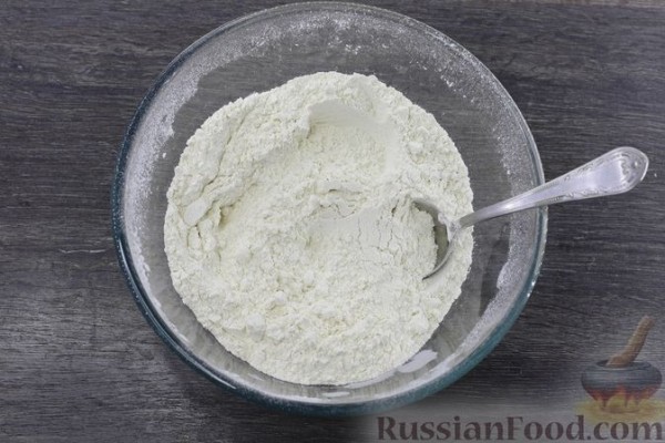 Пирог "Осенний" с грушами и творогом