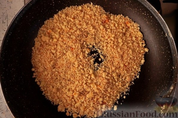 Торт "Пломбир" из песочной крошки