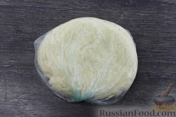 Пирог "Осенний" с грушами и творогом