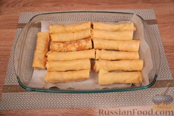Блины на миндальном молоке с марципановой начинкой