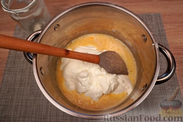 Торт "Пломбир" из песочной крошки