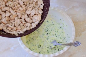 Запеканка из фарша индейки