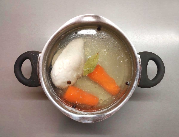Слойки с курицей и сыром