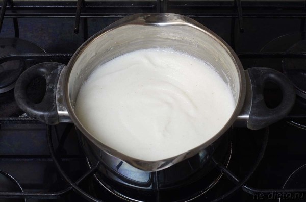 Манная каша на кокосовом молоке