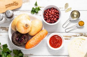 Борщ без мяса