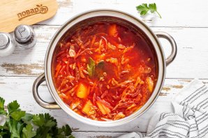 Борщ без мяса