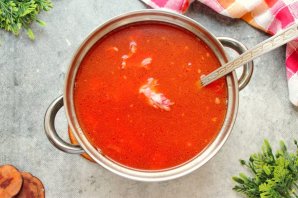 Борщ со свеклой Борщ со свеклой
