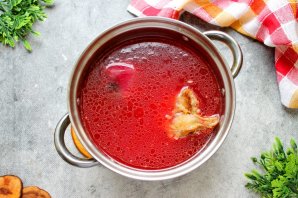 Борщ со свеклой Борщ со свеклой