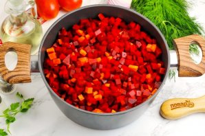 Борщевая заправка на зиму (вкусная) Борщевая заправка на зиму (вкусная)