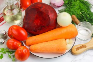 Борщевая заправка на зиму (вкусная) Борщевая заправка на зиму (вкусная)