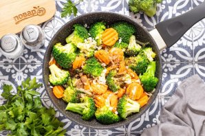 Брокколи с морковью Брокколи с морковью