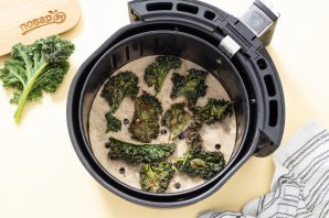 Чипсы из кейла в аэрогриле