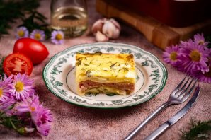 Фарш с картошкой в духовке Фарш с картошкой в духовке