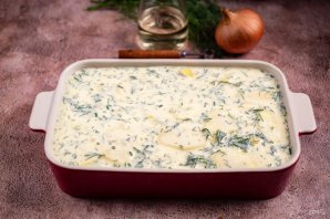 Фарш с картошкой в духовке Фарш с картошкой в духовке