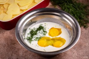 Фарш с картошкой в духовке Фарш с картошкой в духовке