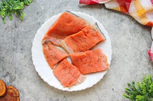 Горбуша в сметане Горбуша в сметане