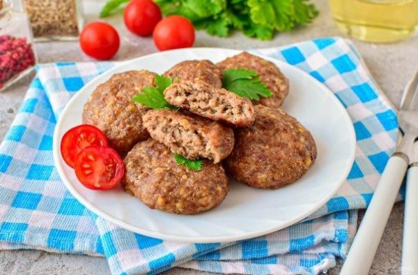 Говяжьи котлеты в духовке