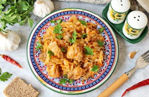 Капуста со свининой Капуста со свининой