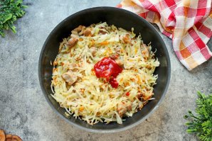 Капуста со свининой Капуста со свининой