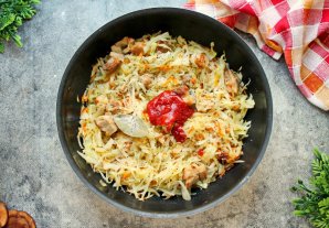 Капуста со свининой Капуста со свининой