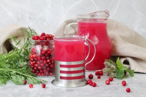 Кисель из брусники