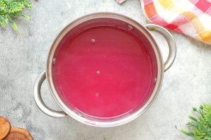 Кисель из брусники