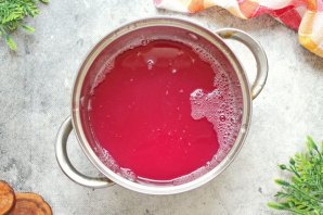 Кисель из брусники