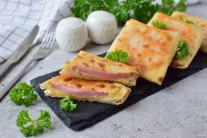Конвертики с ветчиной и сыром
