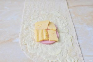 Конвертики с ветчиной и сыром