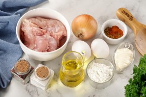 Куриные котлеты с майонезом Куриные котлеты с майонезом