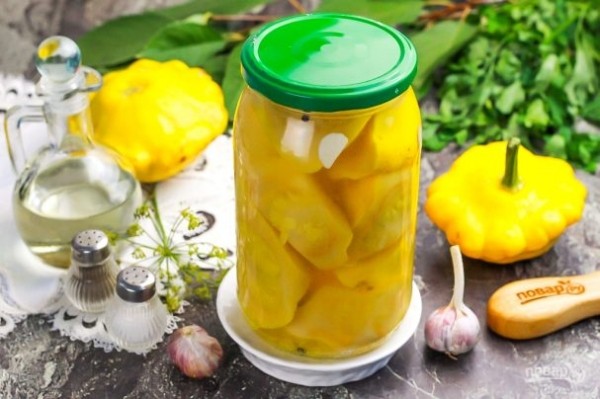 Маринованные патиссоны