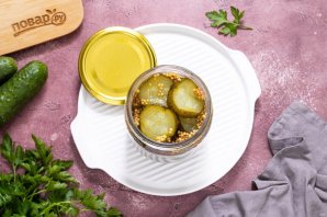 Огурцы с горчицей Огурцы с горчицей