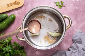 Огурцы с горчицей Огурцы с горчицей