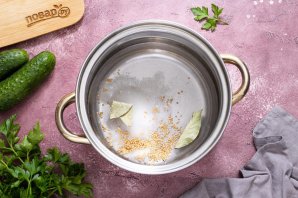 Огурцы с горчицей Огурцы с горчицей