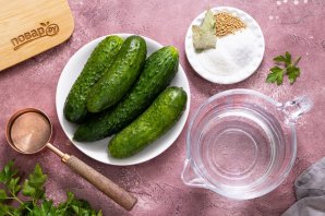 Огурцы с горчицей Огурцы с горчицей