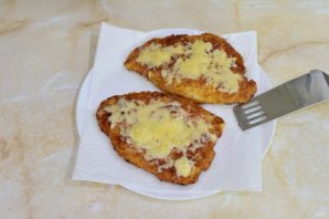 Отбивные из индейки с сыром