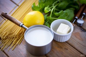 Паста с лимоном и сливками Паста с лимоном и сливками